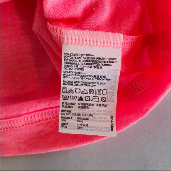 American Apparel Neon Crop Top Bud Light - Picture 5 of 5